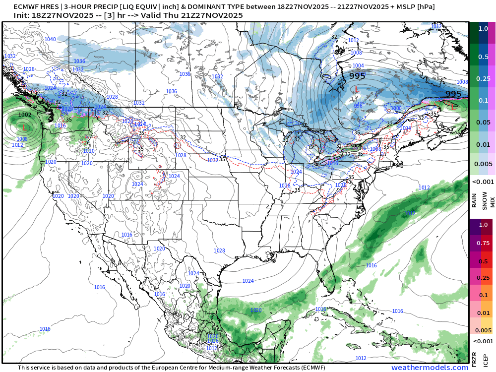 November 27, 2025 Thanksgiving Winter Weather