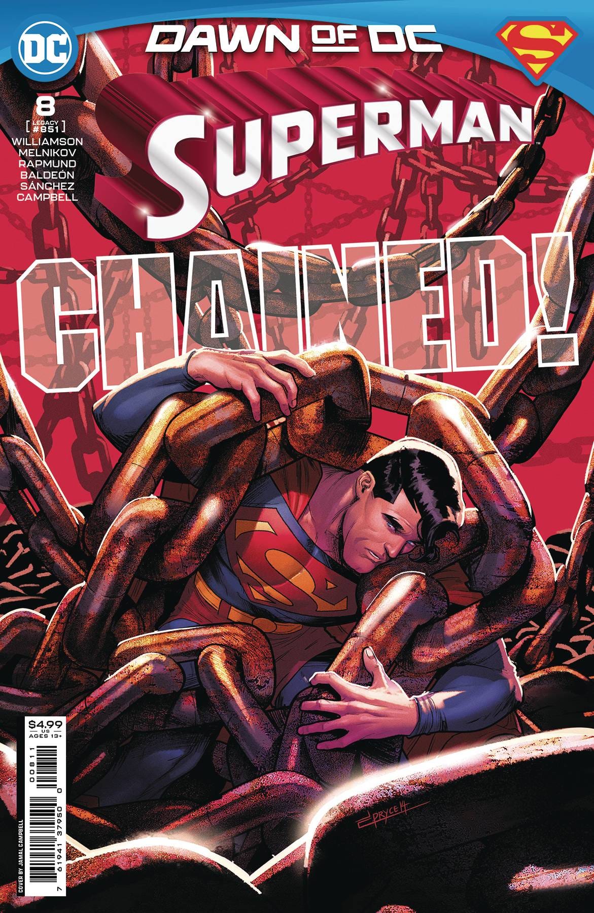 SUPERMAN #8 Soars into Stores Today!