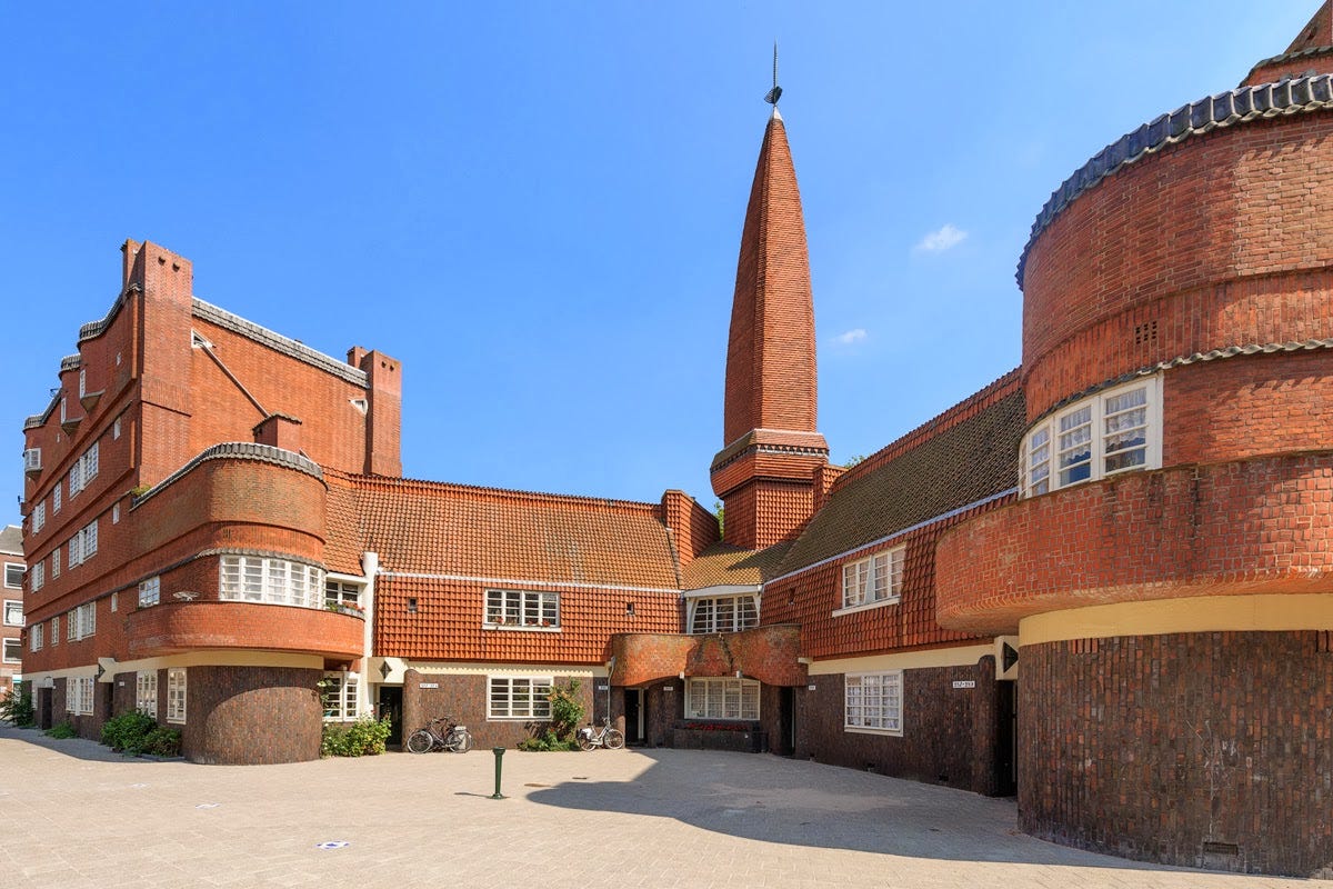 Bloque residencial en Eigen Haard (Het Schip ... Bloque residencial en Eigen Haard (Het Schip ...