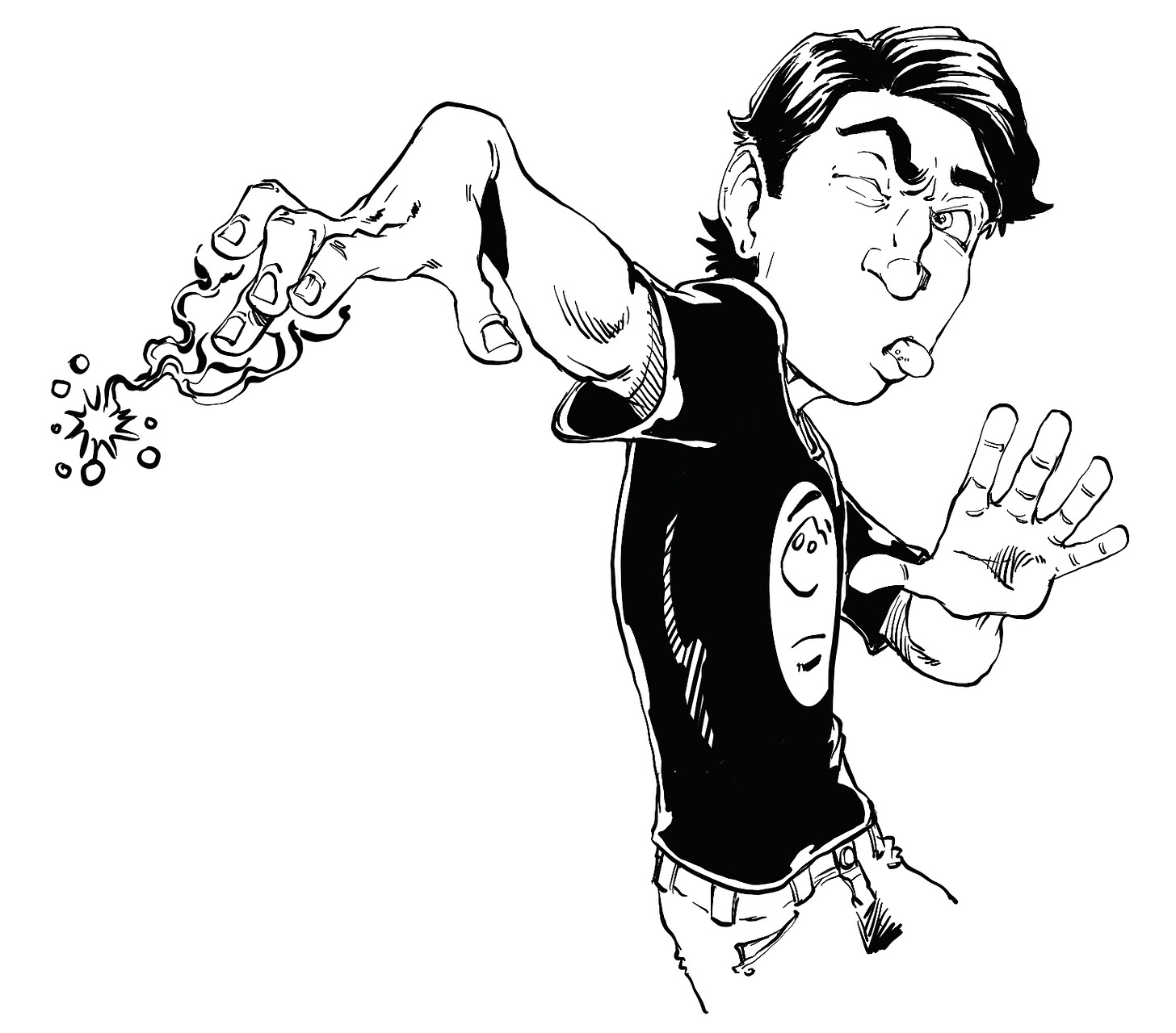 Jaime Buckley's hero Wendell Dipmier trying to perform magic