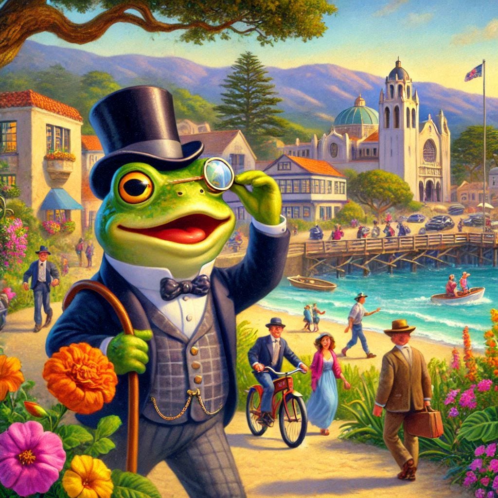 mr. toad in monterey, California