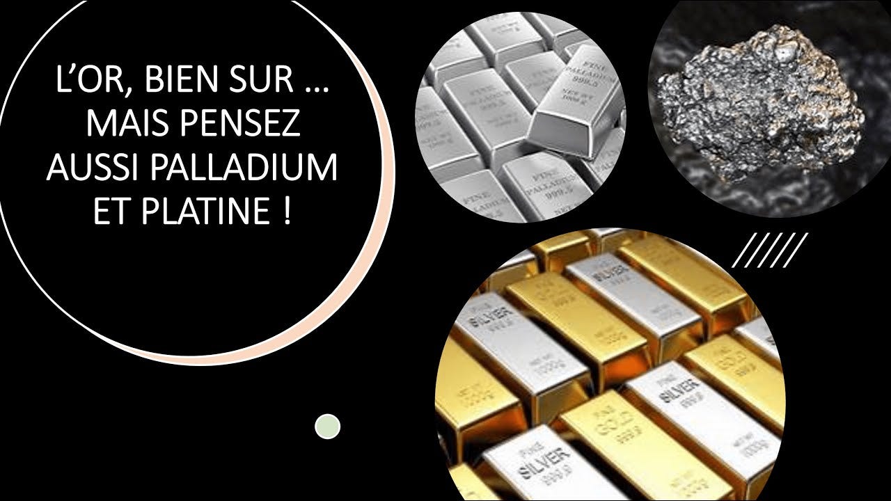 Investir dans le palladium et le platine!