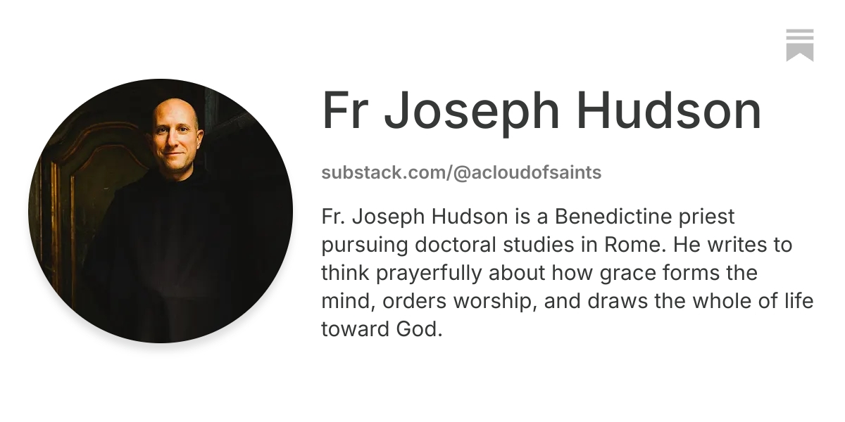 Fr Joseph Hudson | Substack