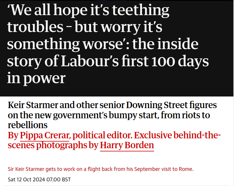 ‘We all hope it’s teething troubles – but worry it’s something worse’: the inside story of Labour’s first 100 days in power: The new government's bumpy start, from riots to rebellions