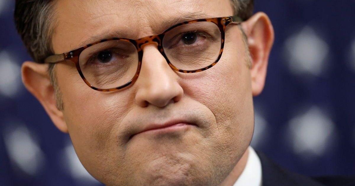 Awkward moment Mike Johnson ripped apart by fed up Republican over endless  government shutdown - The Mirror US