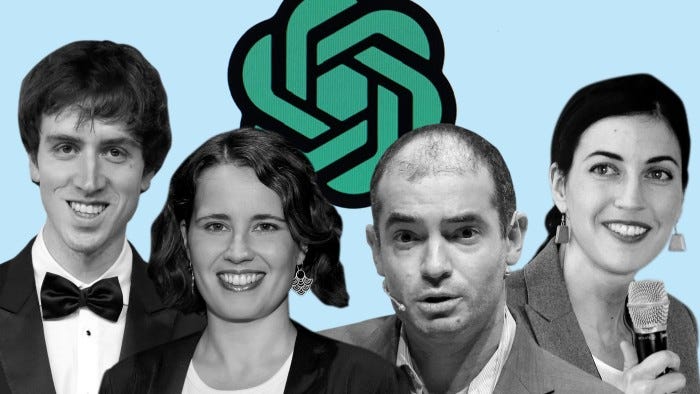 Who were the OpenAI board members that sacked Sam Altman?