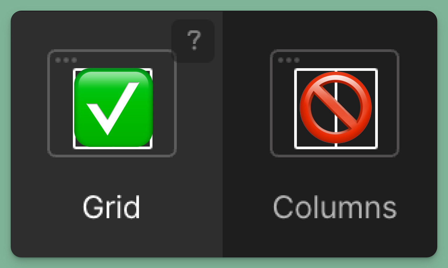 Use Grid or Flexbox instead of columns in Webflow.