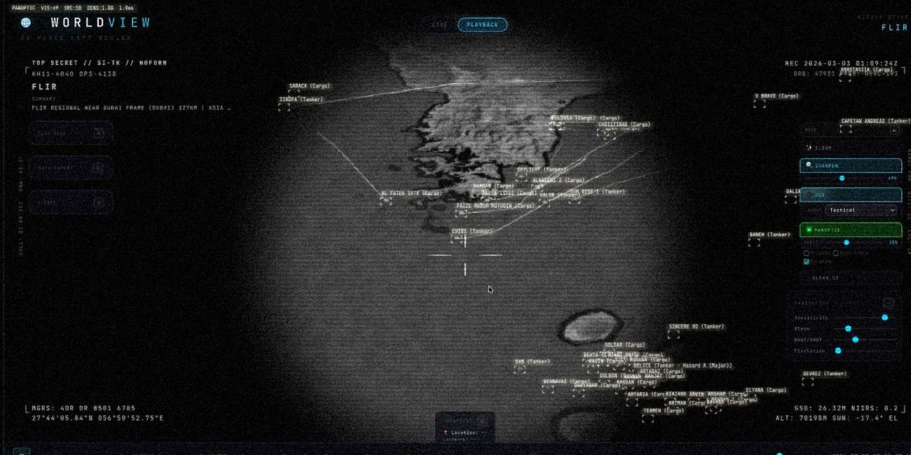 The Intelligence Monopoly Is Over. Creating a God's Eye View of the Iran Strikes.