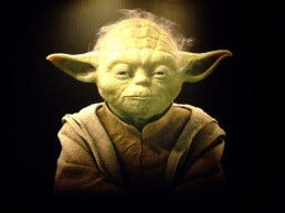 Yoda head shot Yoda head shot