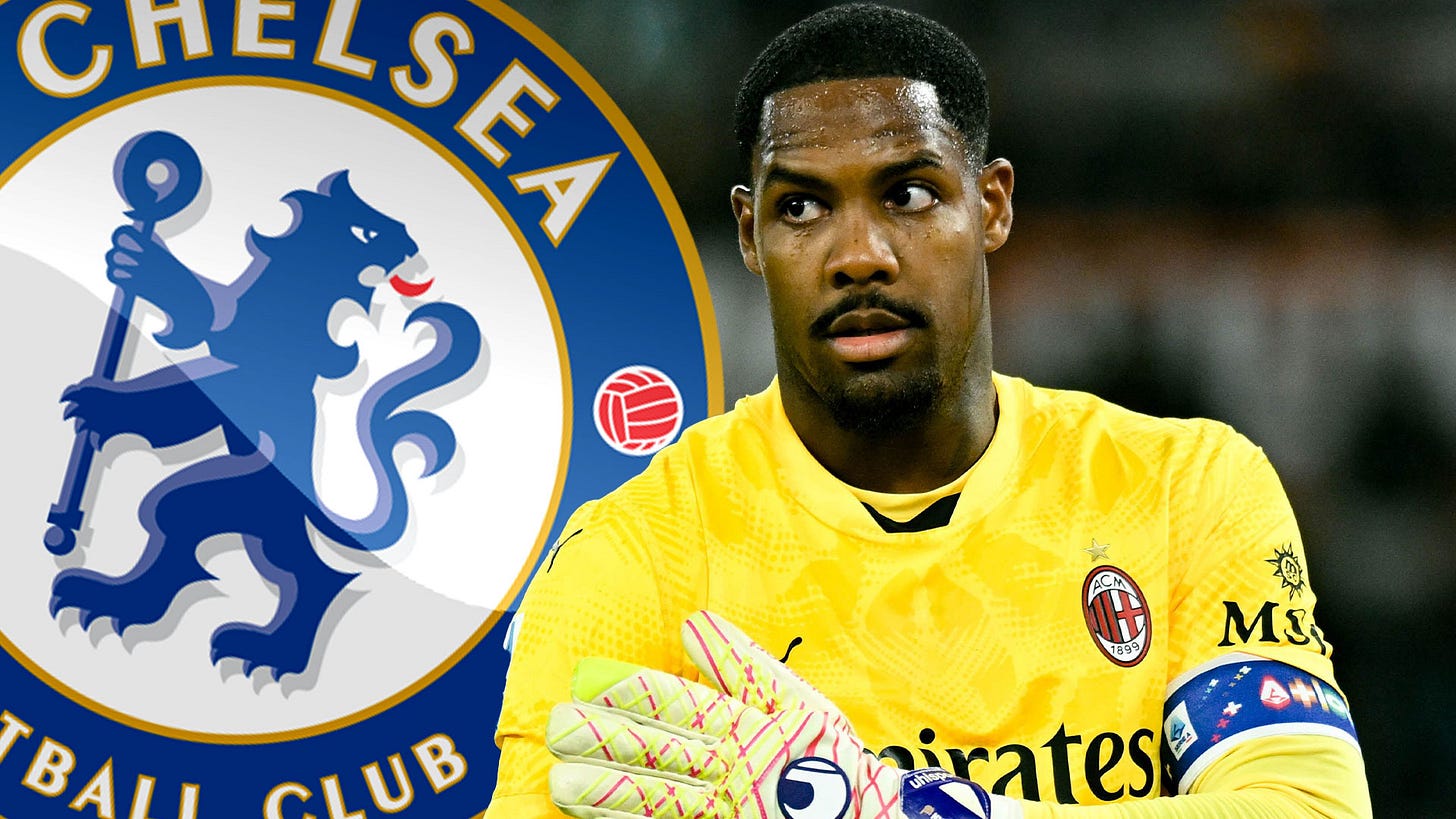 Chelsea target Mike Maignan 'tells AC Milan in no uncertain terms he wants  £12.5m Blues transfer before Club World Cup' | The Sun