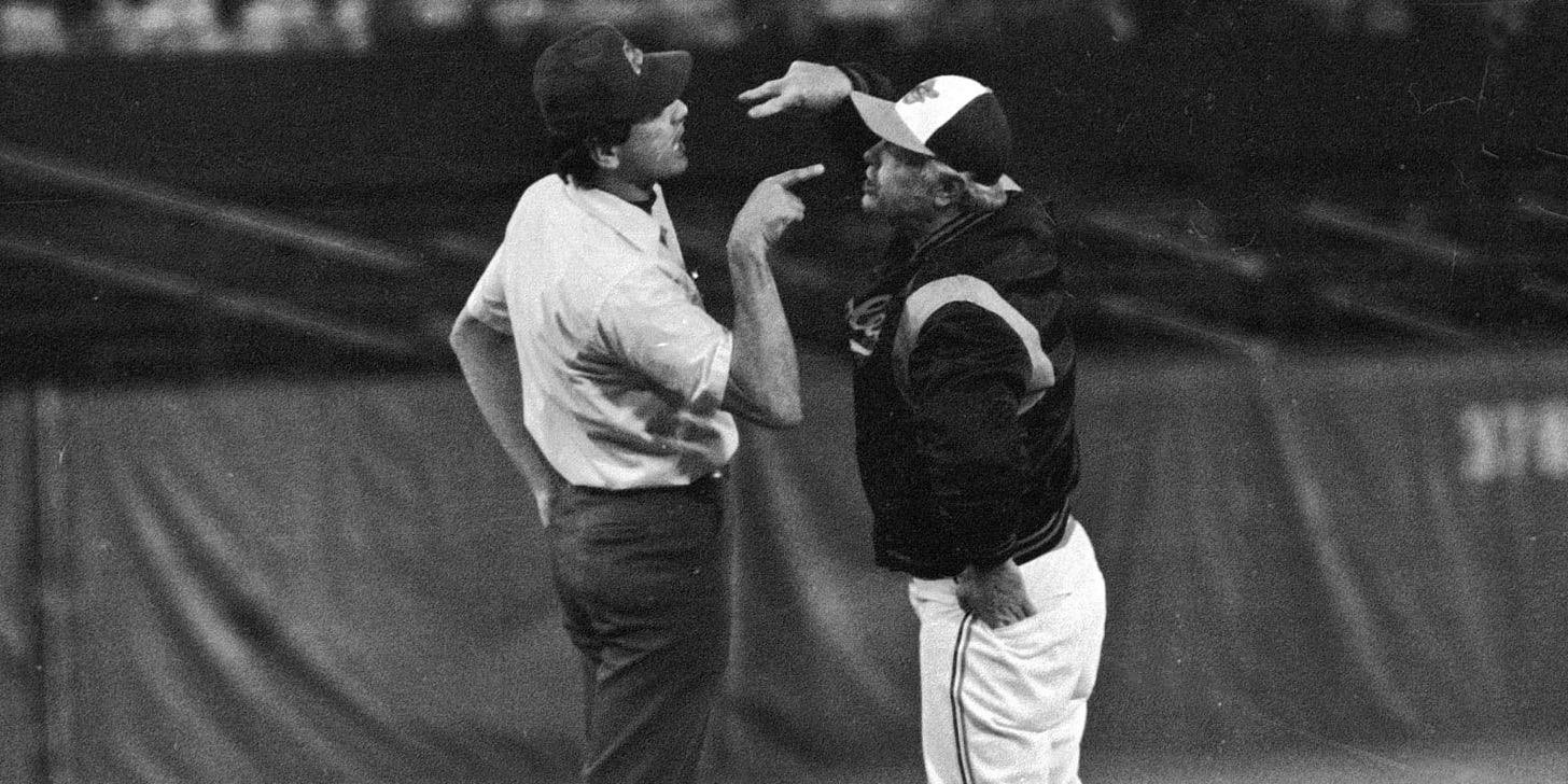 Earl Weaver's best tirades with Orioles