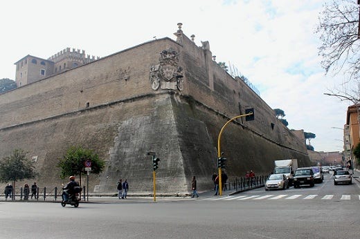 The Walls of Vatican city.