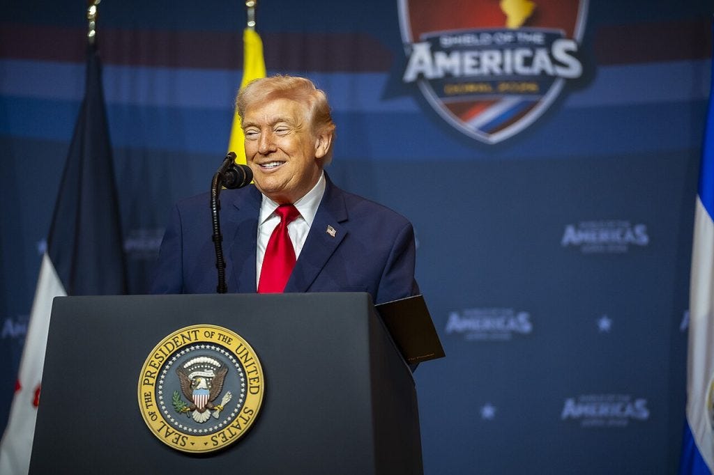 Donald Trump at a public event in March 2026. Donald Trump at a public event in March 2026.