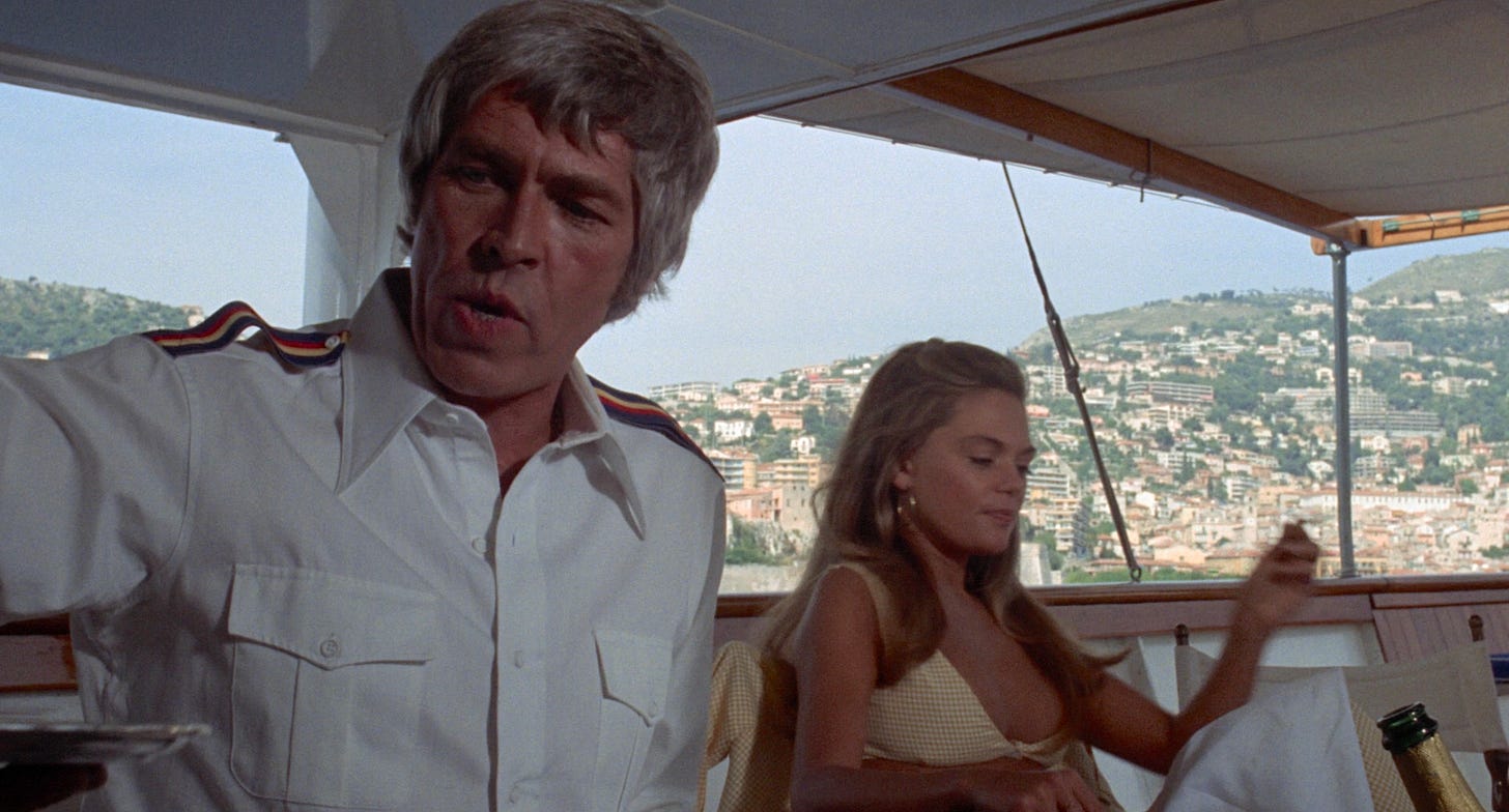 The Last of Sheila: James Coburn's White Yachting Gear » BAMF Style