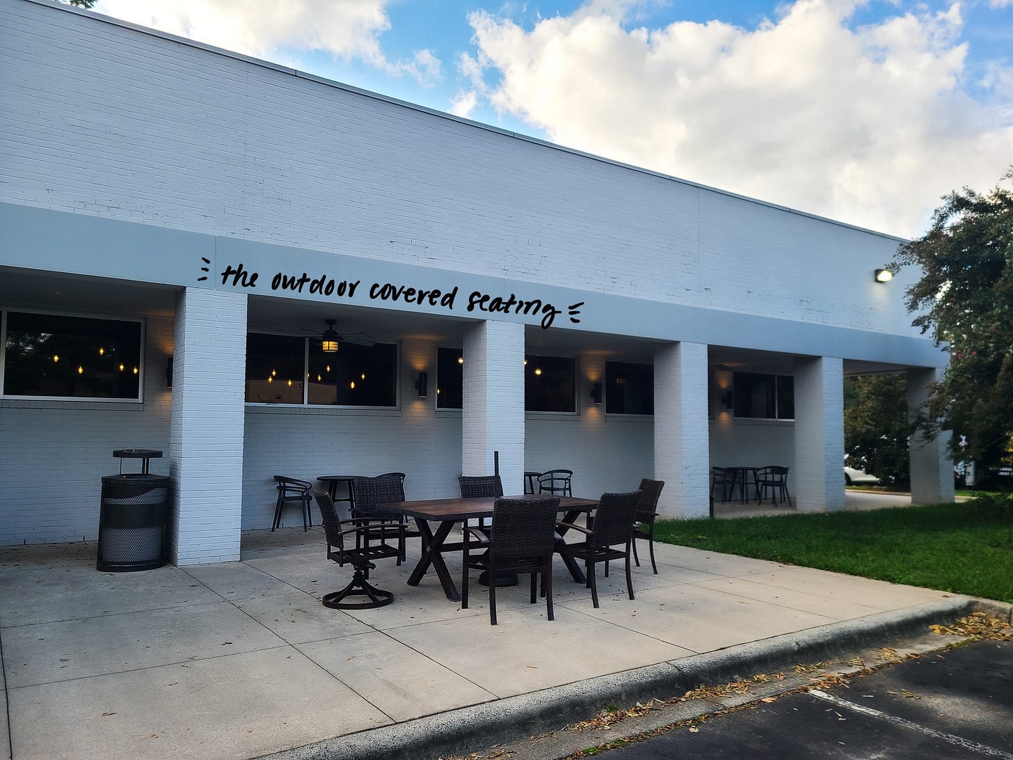 The Collective Cafe outdoor seating