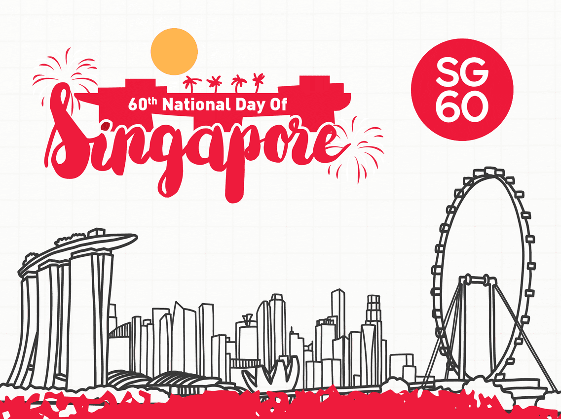 Hanoi] 60TH NATIONAL DAY OF SINGAPORE - “MAJULAH SINGAPURA” - SINGCHAM  VIETNAM