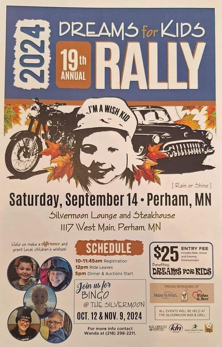 May be an image of 4 people, motorcycle and text