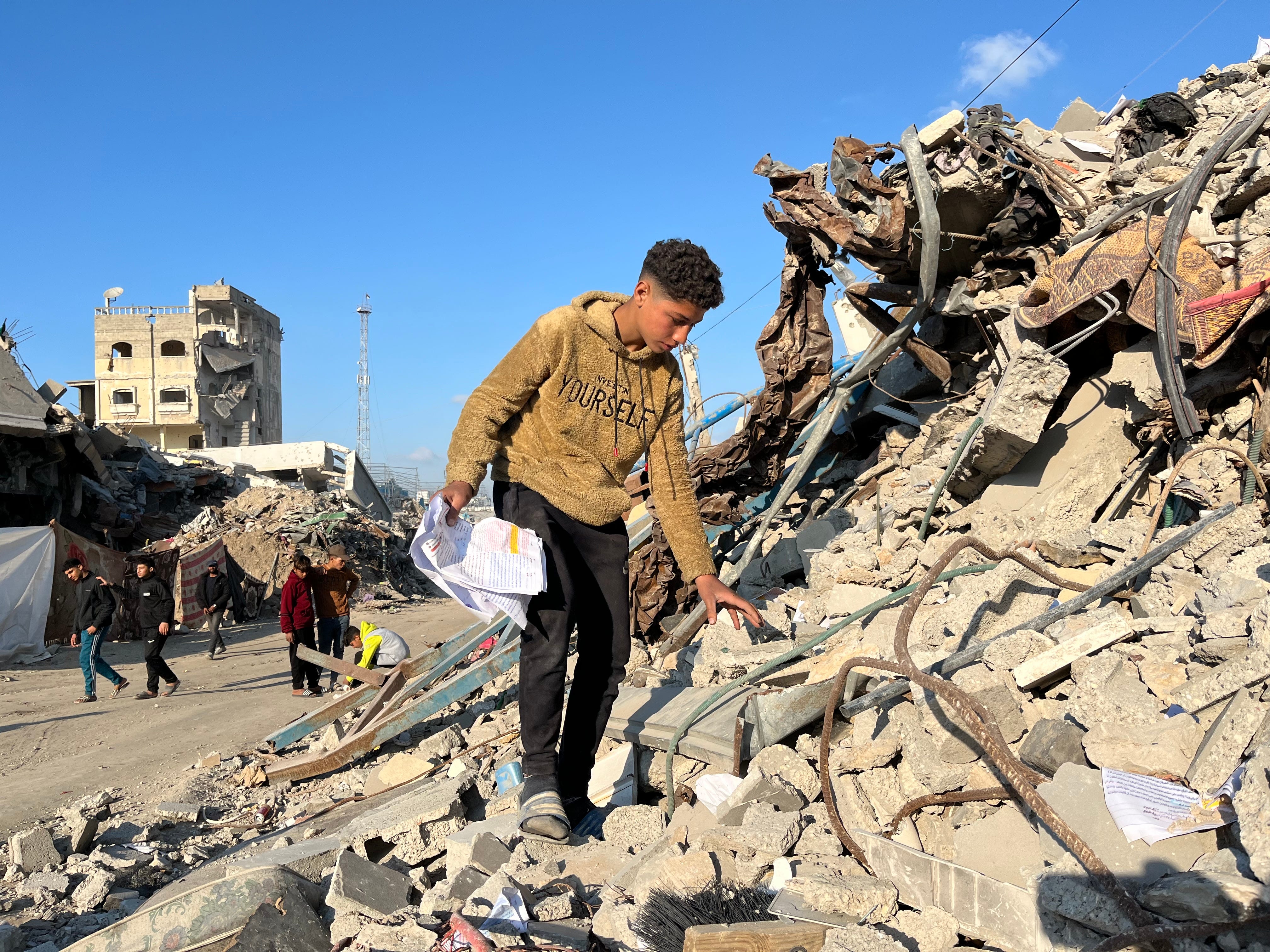 Jabaliya Is Now a City of Rubble - by Abubaker Abed
