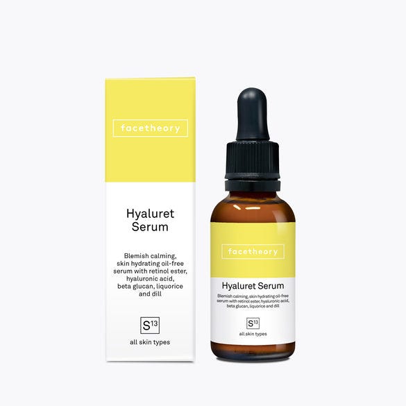 Hyaluret Serum S13 with Retinoic and Hyaluronic Acid Ester, Beta-glucan, Liquorice and Dill