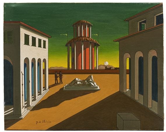 Giorgio de Chirico | Piazza d'Italia (1955 - 1956) | MutualArt