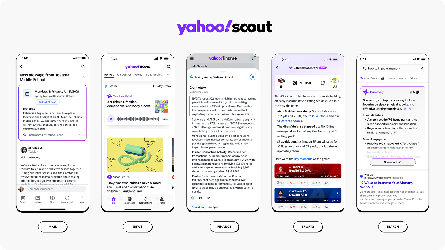 Introducing Yahoo Scout, a New AI Answer Engine | Yahoo Inc. Introducing Yahoo Scout, a New AI Answer Engine | Yahoo Inc.