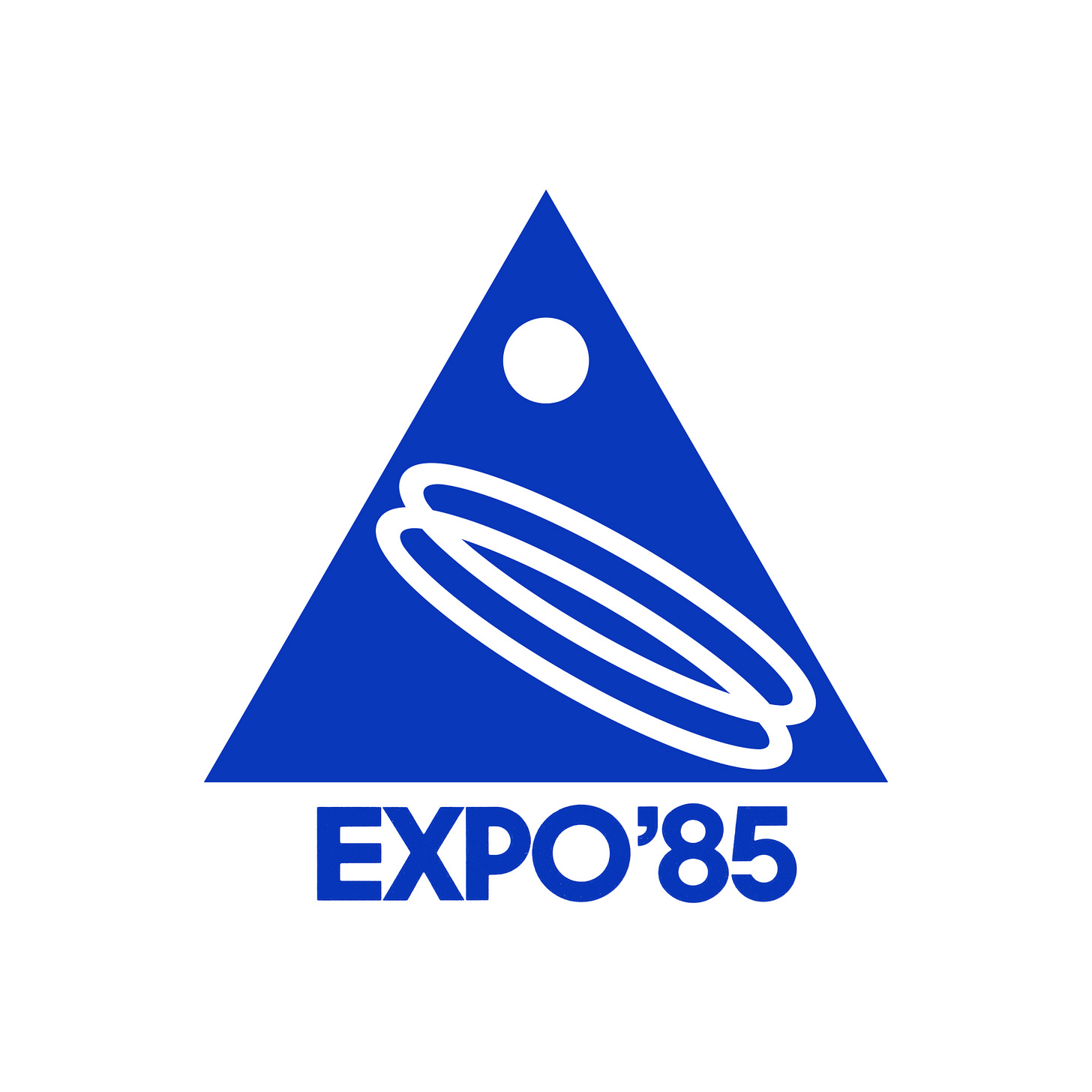 Expo '85 logo design by Ikko Tanaka