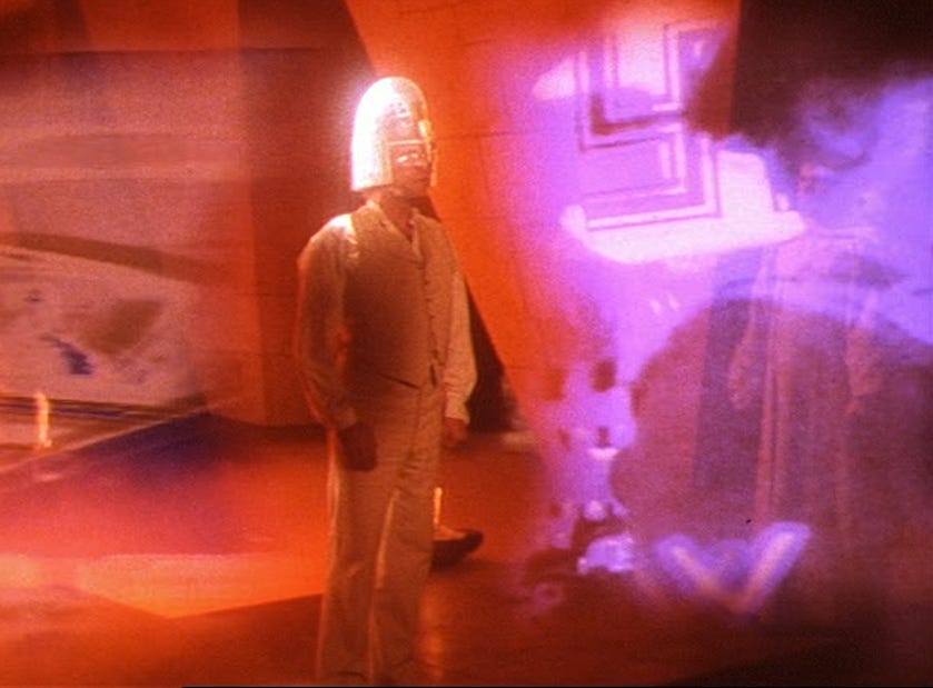 The brainwashing scene from Warlords of Atlantis