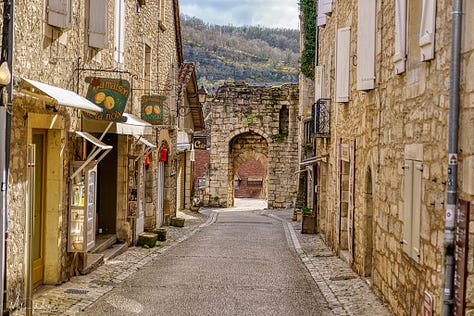The Lower Town of Rocamadour