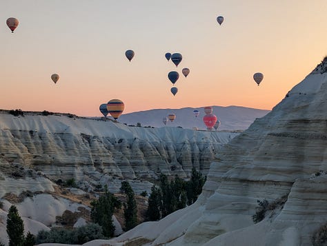 Balloons in White and Love Valleys