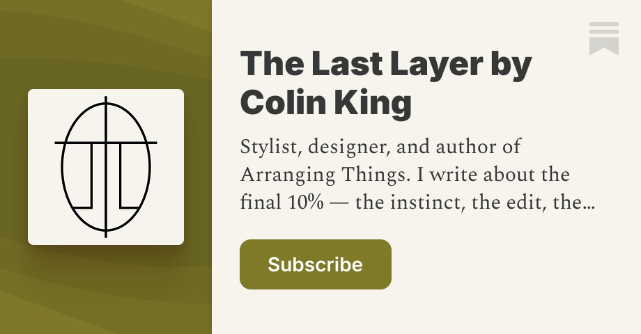 The Last Layer by Colin King | Substack