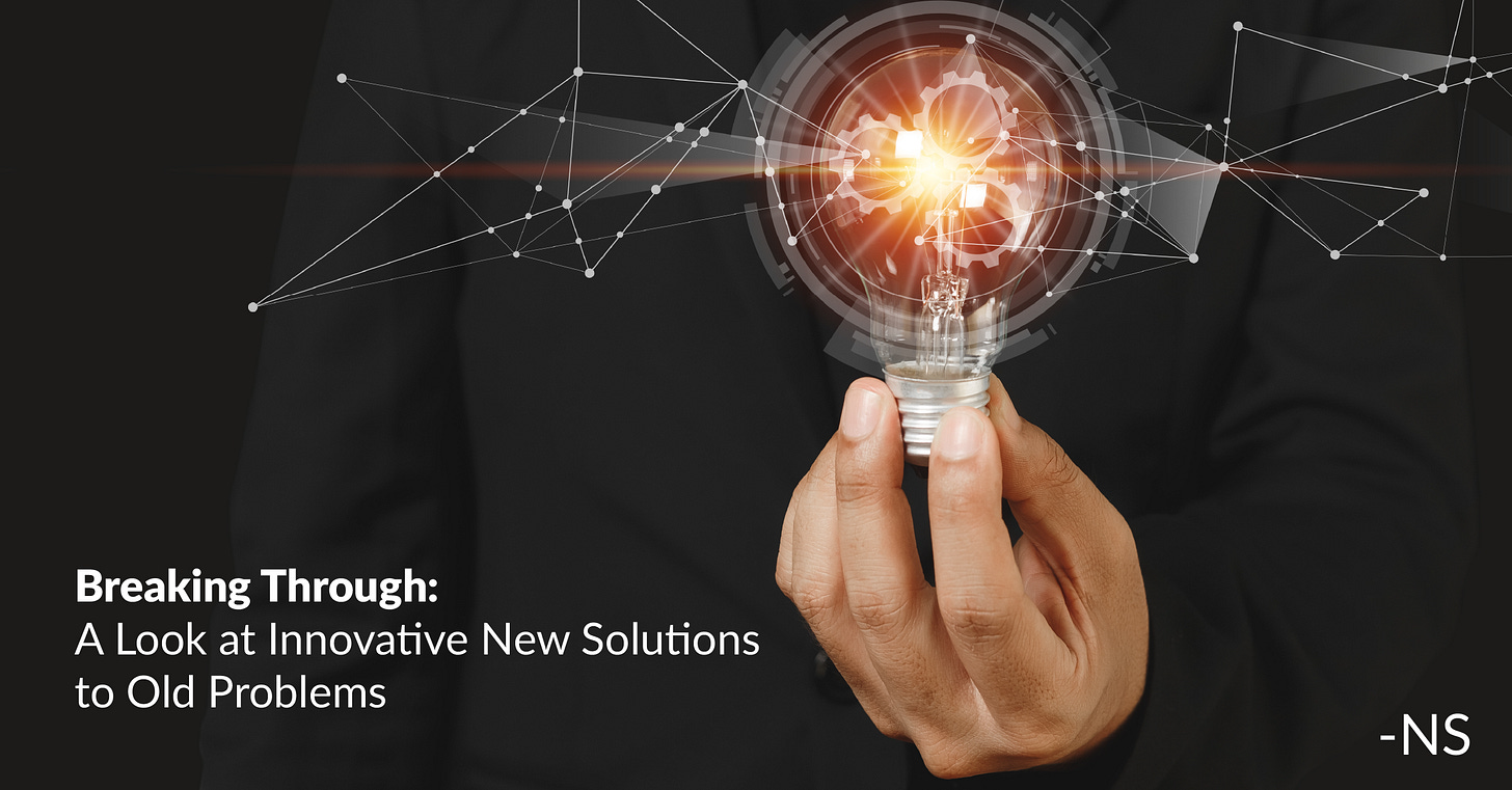 Innovative solutions to old problems