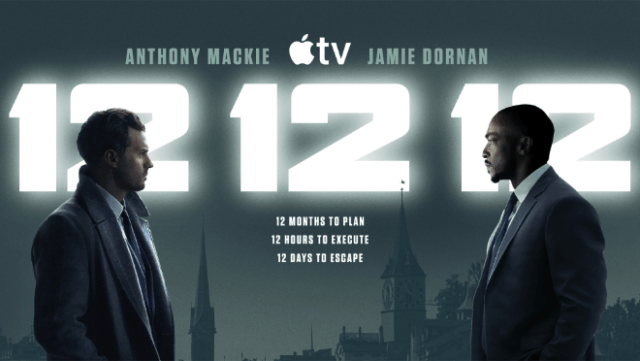Apple TV unveiled a first look at “12 12 12,” the gripping new heist drama starring Anthony Mackie and Jamie Dornan, premiering globally November 13, 2026. Apple TV unveiled a first look at “12 12 12,” the gripping new heist drama starring Anthony Mackie and Jamie Dornan, premiering globally November 13, 2026.