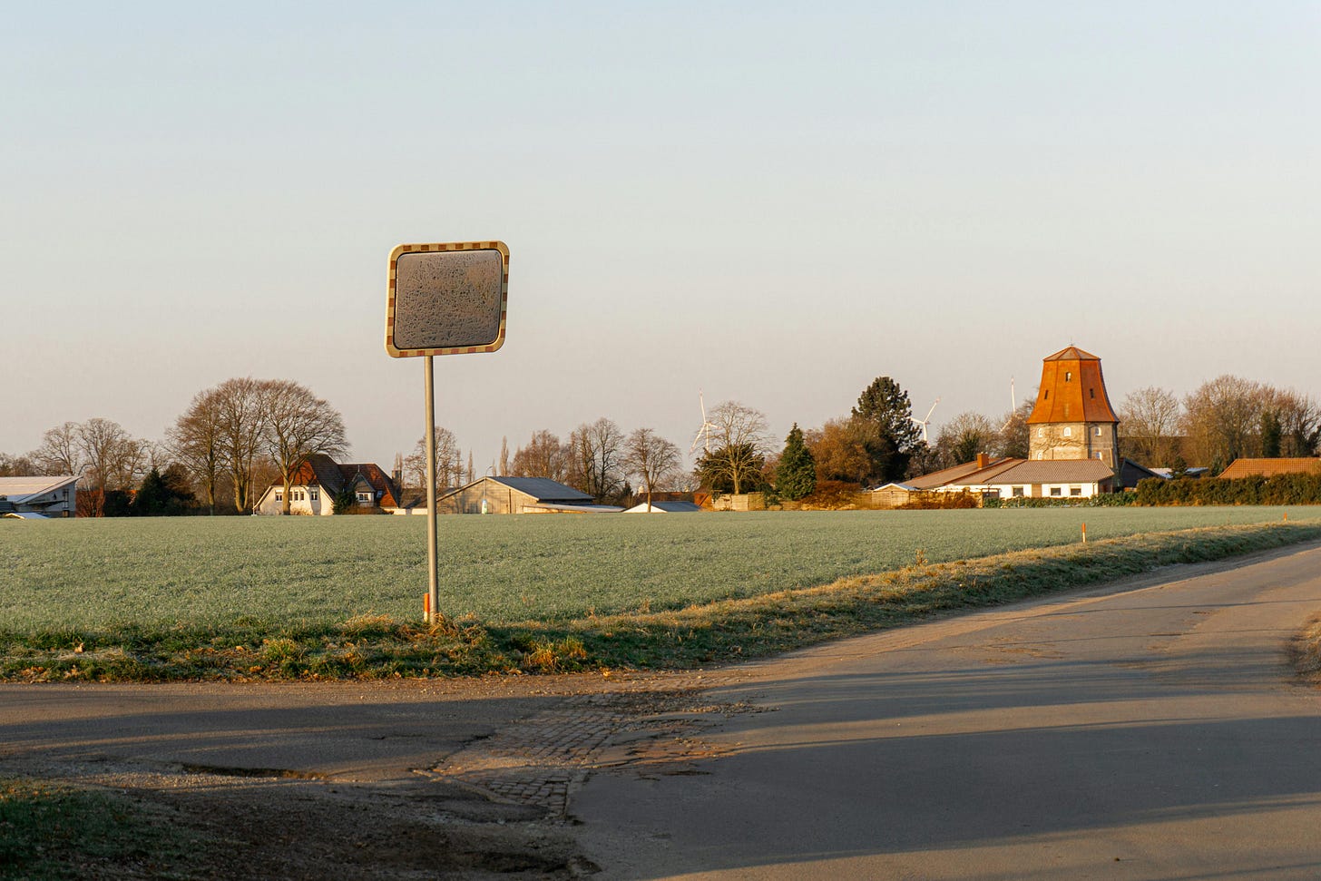Landstraße in Deutschland