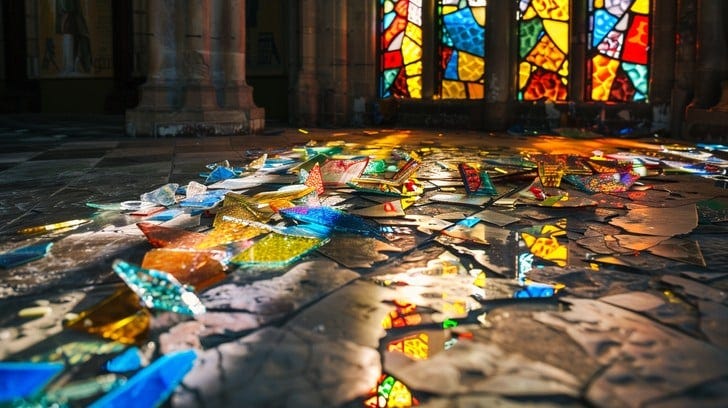 Free Shattered stained glass Image | Download at StockCake
