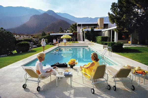 #faatoppicks Art Print featuring the photograph Poolside Glamour by Slim Aarons