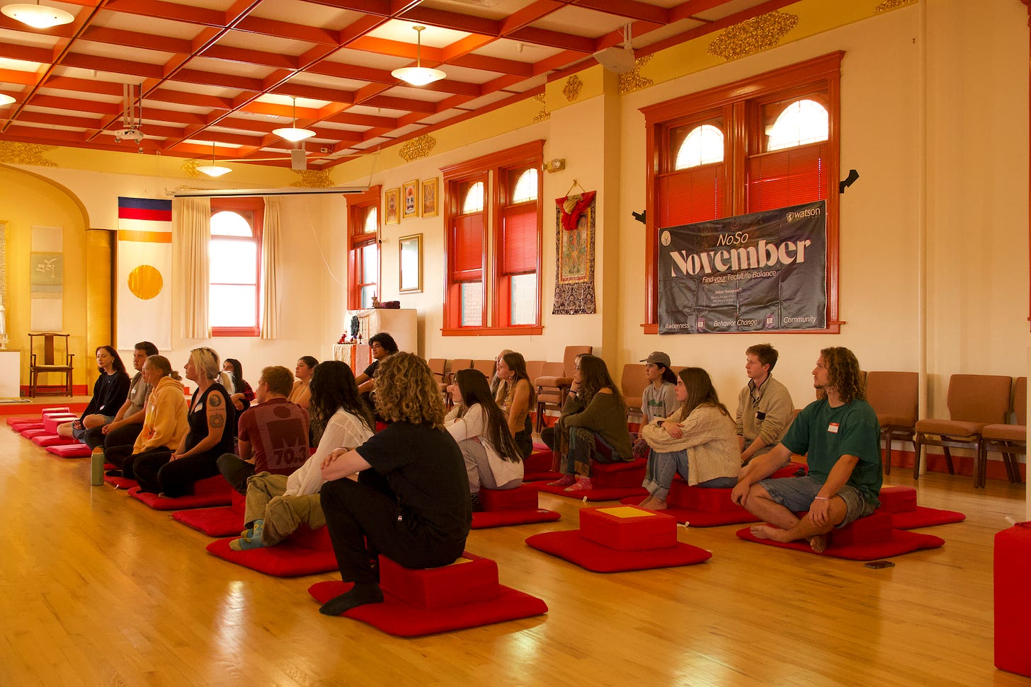 No Social Media November mindfulness meditation event
