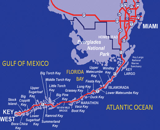 Map of Florida Keys Top Florida Keys Map For Key Largo To ... Map of Florida Keys Top Florida Keys Map For Key Largo To ...