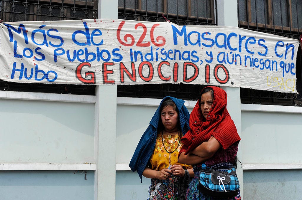 GUATEMALA-HUMAN RIGHTS-RIOS MONTT-PROTEST