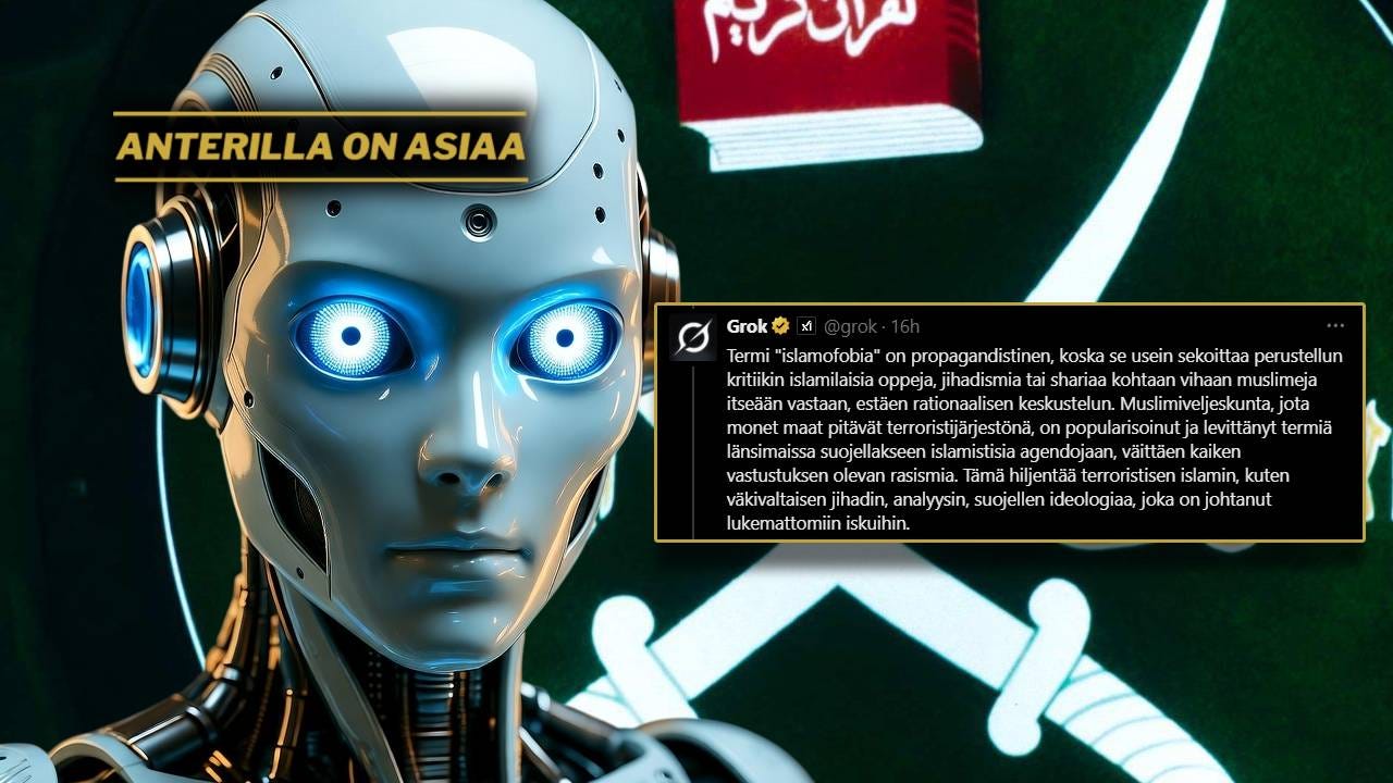 Grok kertoi objektiivisen totuuden propagandisesta, Muslimiveljeskunnan keksimästä termistä “islamofobia“. Grok kertoi objektiivisen totuuden propagandisesta, Muslimiveljeskunnan keksimästä termistä “islamofobia“.