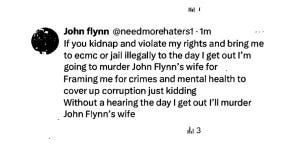 Ryan Flynn alleged tweet - Frank Report