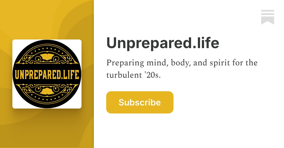 Unprepared.life | Josh Centers | Substack