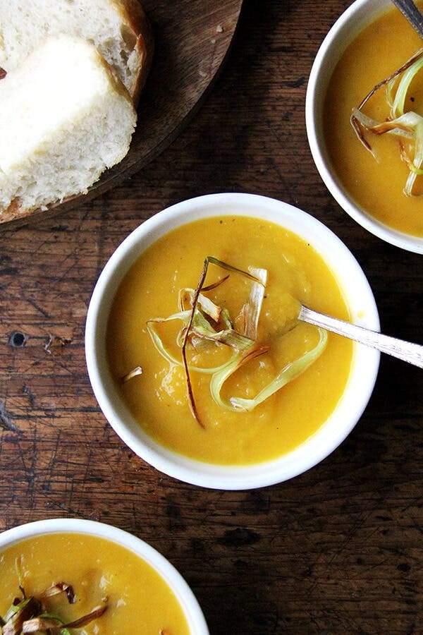Butternut squash soup. 