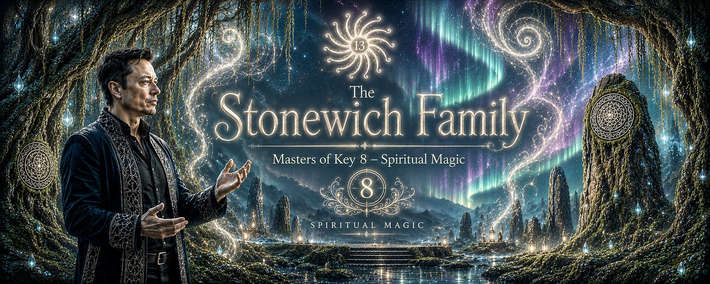The Stonewich Family - Masters of Spiritual Magic - Key 8 header The Stonewich Family - Masters of Spiritual Magic - Key 8 header