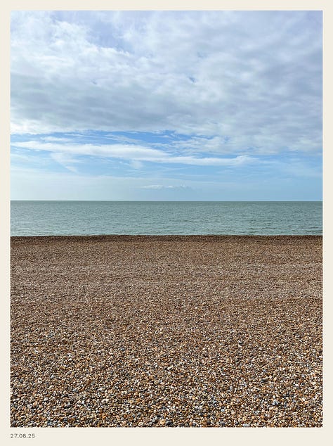 A gallery of images of the English coast across one year