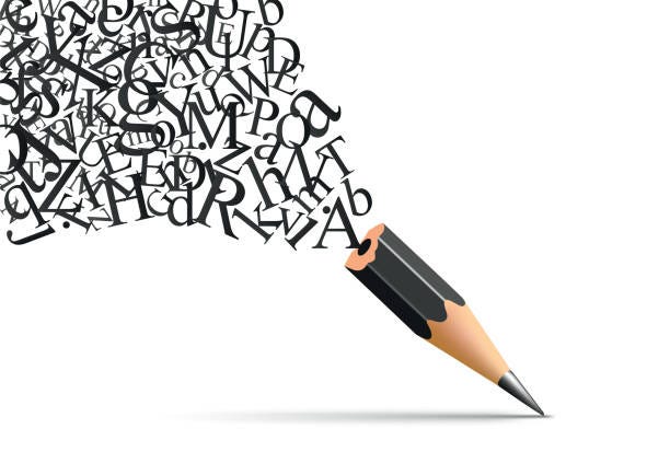 286 100+ écrire Illustrations, graphiques vectoriels libre de droits et  Clip Art - iStock