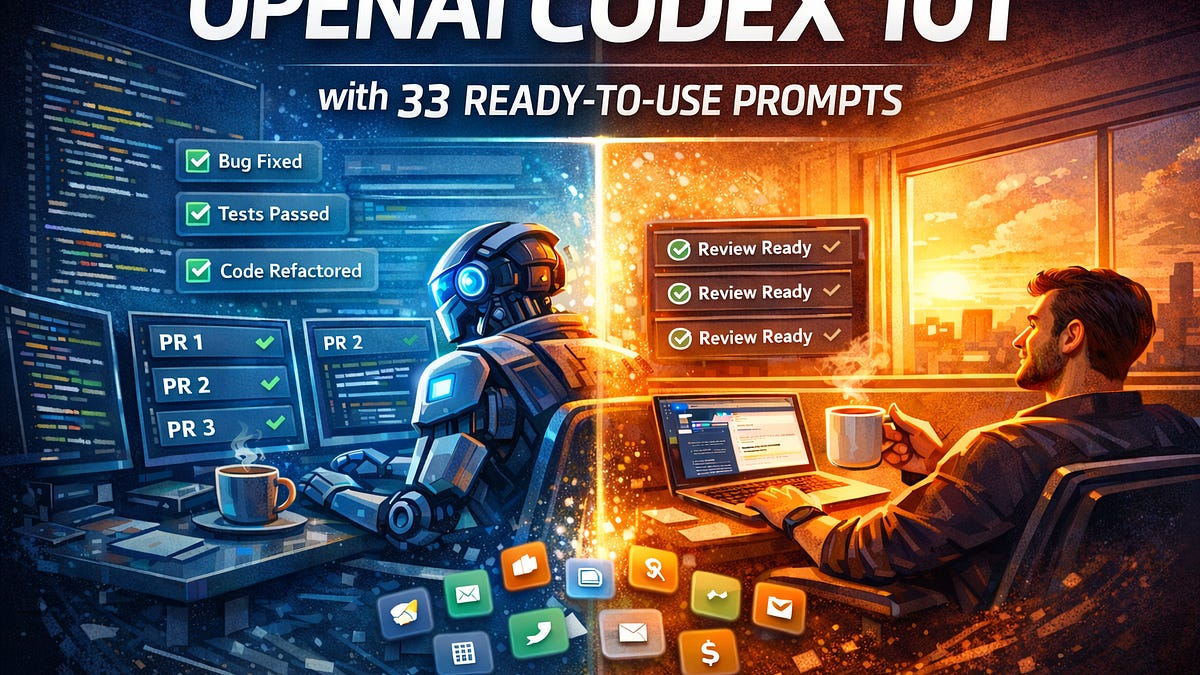 OpenAI Codex 101: The Complete Guide to AI Coding Agents with 33 Ready ...