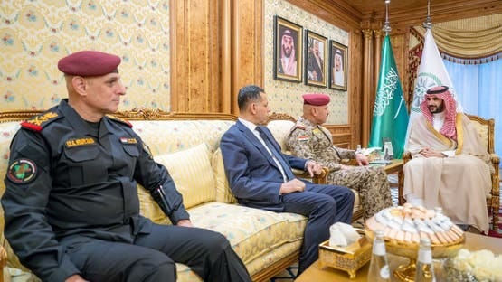 Saudi Defense Minister Prince Khalid bin Salman meets Iraq’s Armed Forces Commander General Abdul Amir al-Shammari in the Kingdom, Aug. 13, 2026. (@kbsalsaud/X) Saudi Defense Minister Prince Khalid bin Salman meets Iraq’s Armed Forces Commander General Abdul Amir al-Shammari in the Kingdom, Aug. 13, 2026. (@kbsalsaud/X)