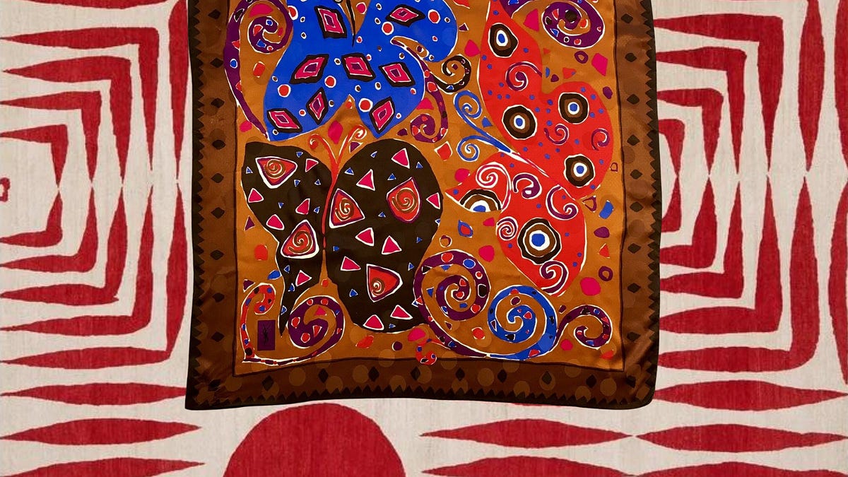 A Gorgeous Round-Up of Vintage Silk Scarves