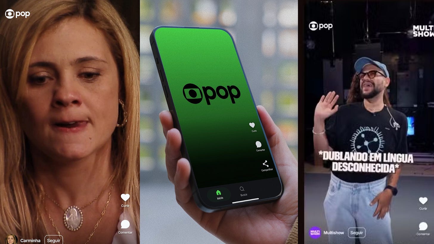 O que é GloboPop? Novo app de vídeos curtos verticais reúne tudo do  universo Globo | Gshow