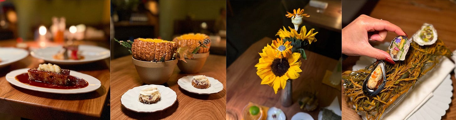 Wolfsbane tasting menu